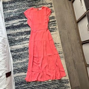 Aritzia Babaton Hamptons Midi Dress - Fresco Pink